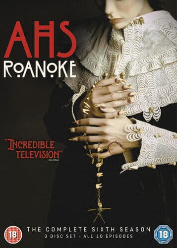 American Horror Story: Season 6 - Roanoke DVD (2017) Kathy Bates cert 18 3 English Brand New