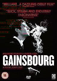 Gainsbourg DVD (2011) Eric Elmosnino, Sfar (DIR) cert 15 English Brand New