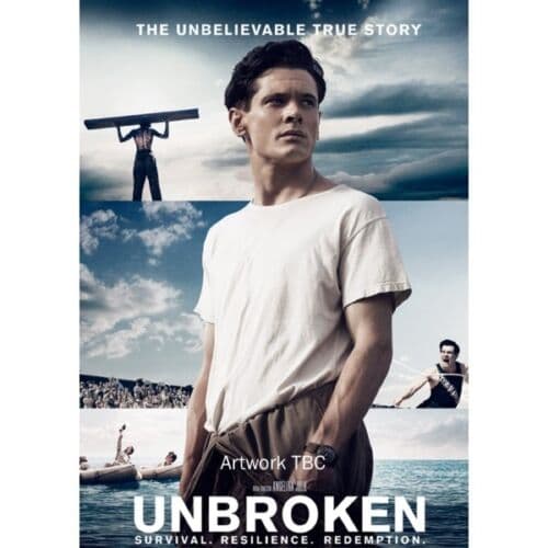 Unbroken DVD (2015) Jack O'Connell, Jolie (DIR) cert 15 English Brand New