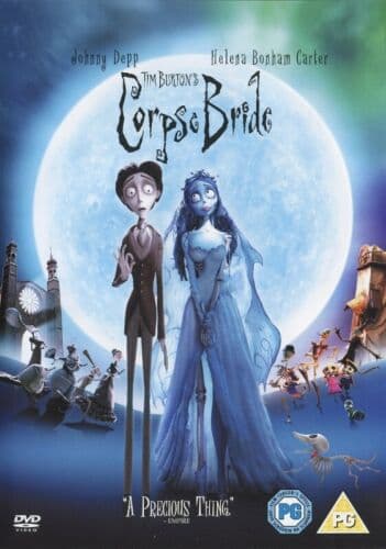 Tim Burton's Corpse Bride DVD (2006) Tim Burton cert PG Englist Brand New