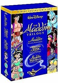 Aladdin Trilogy DVD (2008) Ron Clements cert U 3 discs Englist Brand New