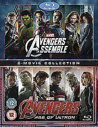 Marvel Avengers Assemble/Avengers: Age of Ultron DVD (2015) Robert Downey Jr, Englist Brand New