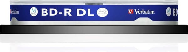 Verbatim M-Disc - 10 x BD-R DL - 50 GB 6x - Inkjet-printbar overflade - Spindel (43847)