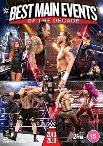 WWE: Best Main Events of the Decade 2010-2020 DVD (2020) cert 15 2 discs Brand New