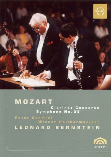 Mozart: Clarinet Concerto and Symphony No.25 (Bernstein) DVD (2006) Wolfgang Englist Brand New