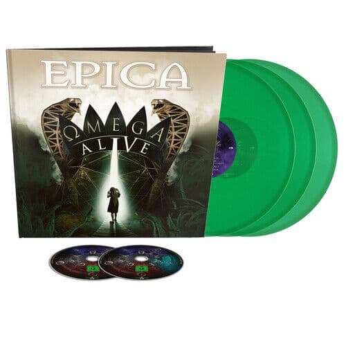 Epica : Omega Alive VINYL Limited  12" Album with Blu-ray & DVD 5 discs (2021)