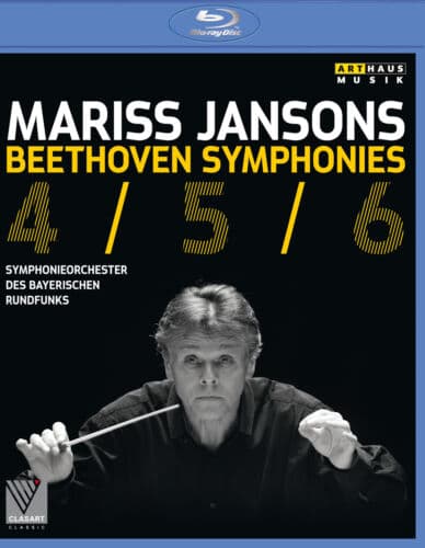 Beethoven: Symphonies Nos. 4-6 DVD (2016) Mariss Jansons cert E Brand New