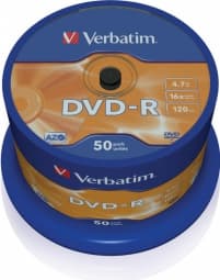 DVD-R 16x 4.7GB 50P CB             43548