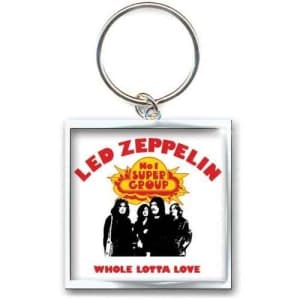 Led Zeppelin - Whole lotta love metal keychain