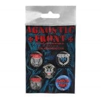 Agnostic Front - Button Badge Set