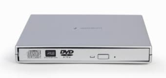 Gembird | External USB DVD Drive | DVD-USB-02-SV | Interface USB 2.0 | DVD±RW (±R DL) / DVD-RAM | CD read speed 24 x | CD write speed 24 x | Silver Hopea