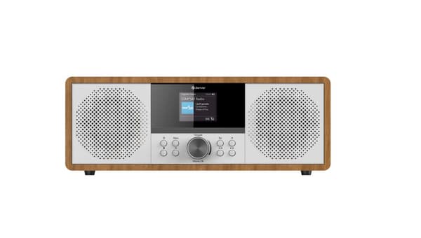 Denver MIR-270DW Stereo System with Dark Wood Internet Radio