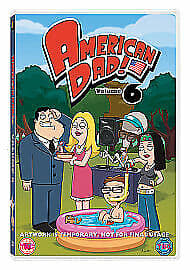 American Dad!: Volume 6 DVD (2011) Seth MacFarlane Cert 15 3 Discs Pre-Owned Region 2