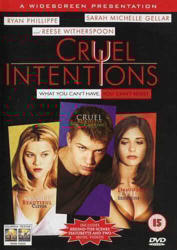 Cruel Intentions DVD (1999) Sarah Michelle Gellar, Kumble (DIR) Cert 15 Pre-Owned Region 2