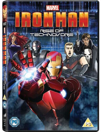 Iron Man: Rise Of Technovore DVD (2013) Hiroshi Hamasaki Cert PG Pre-Owned Region 2
