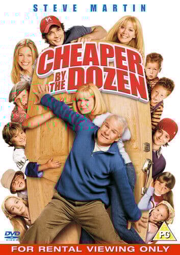 Cheaper By The Dozen DVD (2004) Steve Martin, Levy (DIR) Cert PG Pre-Owned Region 2
