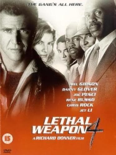 Lethal Weapon 4 DVD (2001) Mel Gibson, Donner (DIR) Cert 15 Pre-Owned Region 2