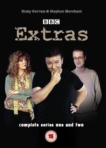 Extras: Series 1 And 2 DVD (2007) Ricky Gervais Cert 15 4 Discs Pre-Owned Region 2