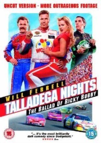 Talladega Nights - The Ballad Of Ricky Bobby DVD (2013) Will Ferrell, McKay Pre-Owned Region 2