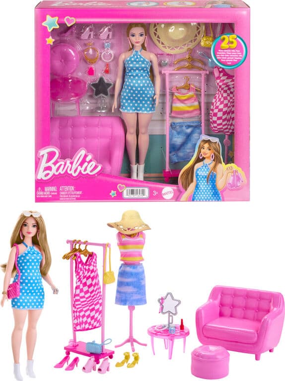 Barbie Fashion Accessories Set - Pink NA Pre-Owned Region 2