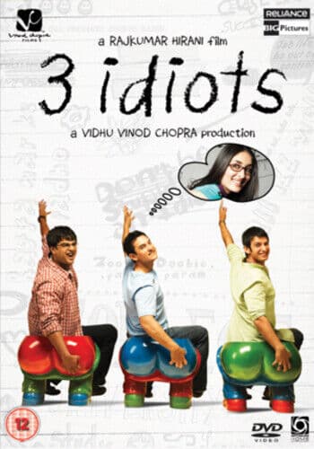 3 Idiots DVD (2011) Aamir Khan, Hirani (DIR) Cert 12 Pre-Owned Region 2