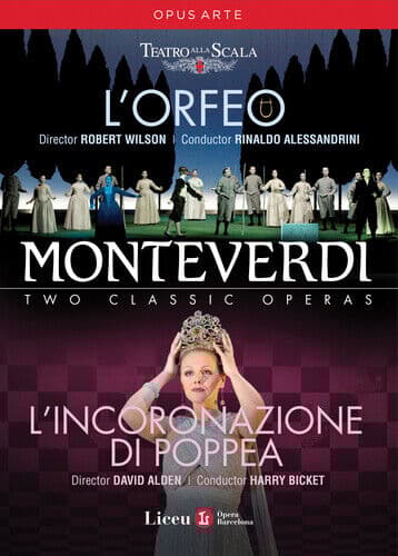 Monteverdi: Two Classic Operas DVD (2017) Robert Wilson Cert E 2 Discs Pre-Owned Region 2