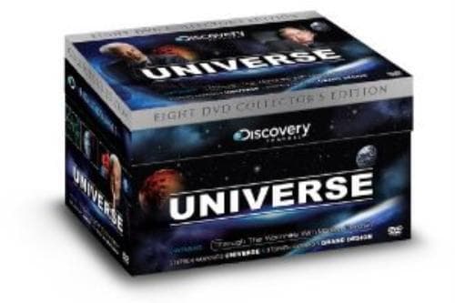 Into The Universe With Stephen Hawking And Morgan Freeman DVD Cert E 8 Discs Pre-Owned Region 2