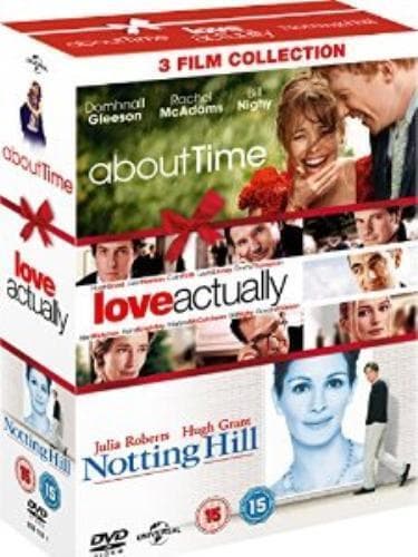 About Time/Love Actually/Notting Hill DVD (2014) Domhnall Gleeson, Curtis (DIR) Pre-Owned Region 2