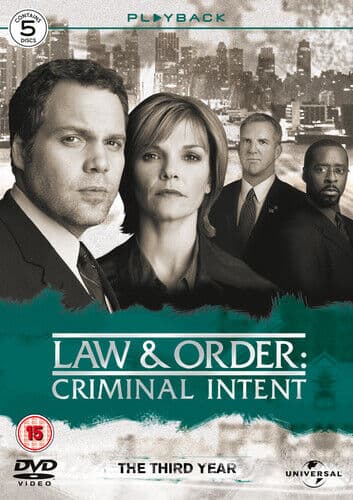 Law & Order - Criminal Intent: The Third Year DVD (2009) Vincent D’Onofrio Cert Pre-Owned Region 2