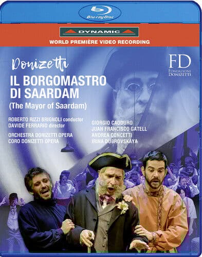 Il Borgomastro Di Saardam: Donizetti Opera (Brignoli) Blu-ray (2018) Davide Pre-Owned Region 2