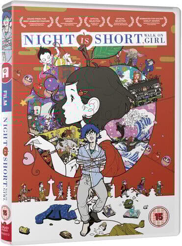 Night Is Short, Walk On Girl DVD (2018) Masaaki Yuasa Cert 15 Pre-Owned Region 2