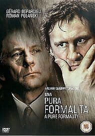 Una Pura Formalita DVD (2004) G?rard Depardieu, Tornatore (DIR) Cert 12 Pre-Owned Region 2