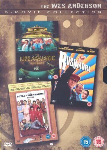 The Royal Tenenbaums/Rushmore/The Life Aquatic With Steve Zissou DVD (2006) Pre-Owned Region 2