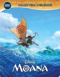 Moana 3D Limited Steelbook DVD Pre-Owned Region 2