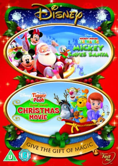 Mickey Saves Santa/Tigger And Pooh: Super Sleuth Christmas DVD (2008) Mickey Pre-Owned Region 2