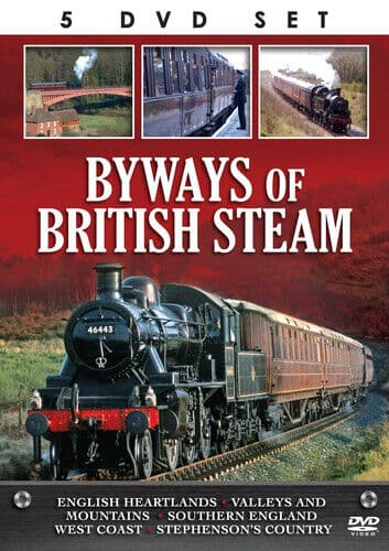 Byways Of British Steam DVD (2019) Cert E 5 Discs Pre-Owned Region 2