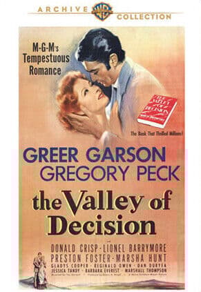 Valley Of Decision  [1945] [Region DVD Pre-Owned Region 2