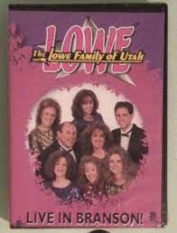 LOWE The Lowe Family Of Utah ” Live In B DVD Pre-Owned Region 2