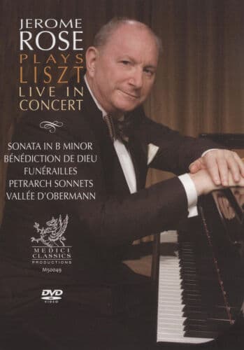 Jerome Rose: Liszt Live In Concert DVD (2010) Cert E Pre-Owned Region 2