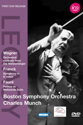Charles Munch: Wagner/Franck/Faure (Boston Symphony Orch.) DVD (2011) Richard Pre-Owned Region 2