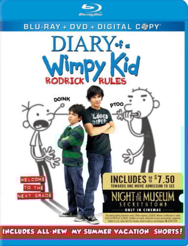 Diary Of A Wimpy Kid: Rodrick Rules [Blu Blu-ray Pre-Owned Region 2
