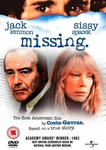 Missing (1982) DVD Pre-Owned Region 2
