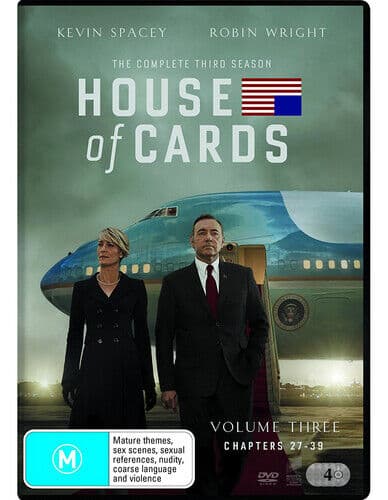 House Of Cards: The Complete Third Season DVD (2015) Kevin Spacey 4 Discs Pre-Owned Region 2