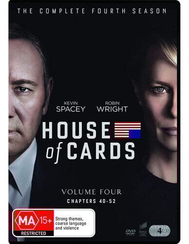 House Of Cards: The Complete Fourth Season DVD (2016) Kevin Spacey 4 Discs Pre-Owned Region 2