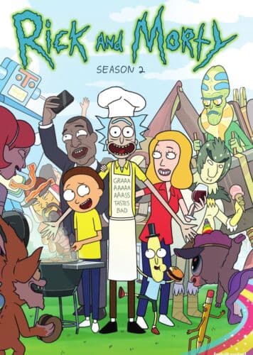 RICK & MORTY: SEASON 2 DVD Pre-Owned Region 2