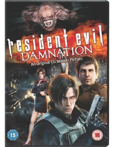 Resident Evil: Damnation DVD (2012) Makoto Kamiya Cert 15 Pre-Owned Region 2
