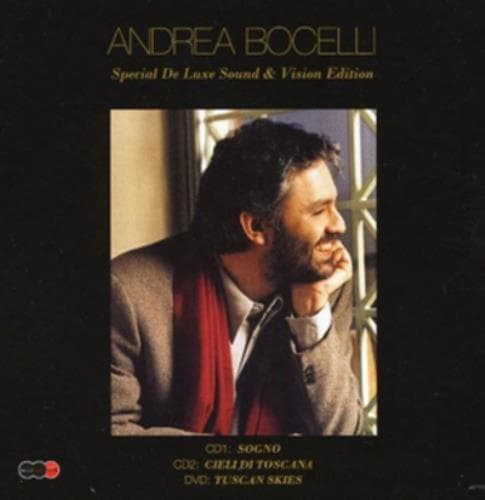 Andrea Bocelli : Sogno/Ceili Di Toscana CD Album With DVD 3 Discs (2009) Pre-Owned Region 2