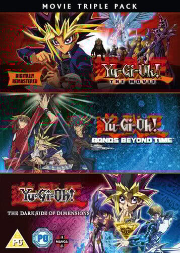 Yu-Gi-Oh!: The Movie Collection DVD (2018) Hatsuki Tsuji Cert PG 3 Discs Pre-Owned Region 2