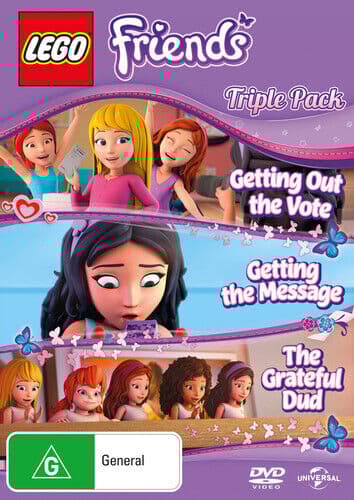Lego Friends Triple DVD (2016) Alexa Kahn Pre-Owned Region 2