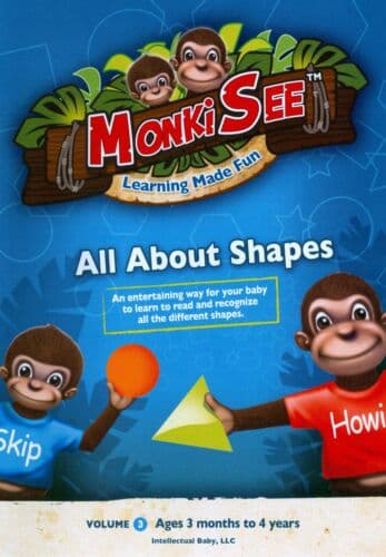 Monkisee “All About Shapes” DVD Vol 2 DVD Pre-Owned Region 2